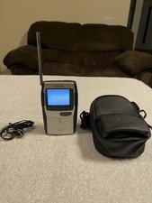 Casio TV-900B Portable LCD Color Television TV w/Case  Headphones UHF VHF Works