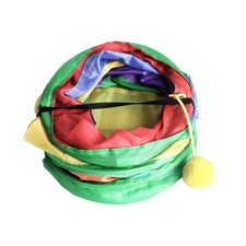 Guinea Pig Tunnel Rabbit Hideout 3 Tubes Multifunctional Durable Portable