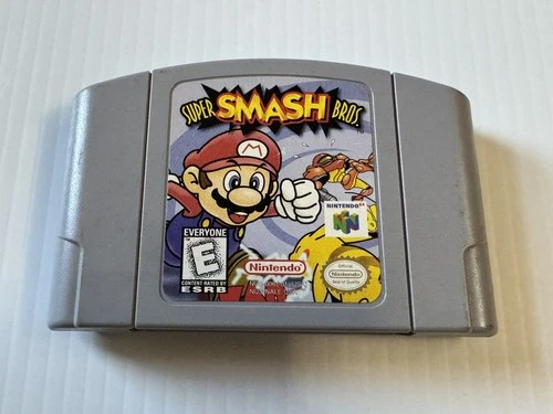 Super Smash Bros Video Game Cartridge For Nintendo 64 n64 Tested Authentic