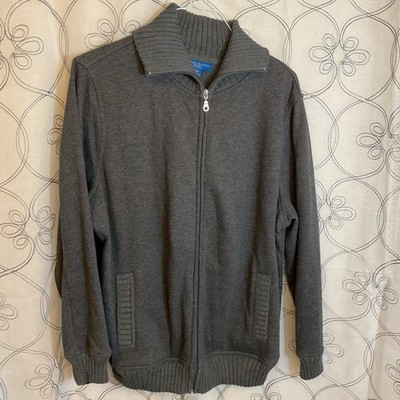 Women s Karen Scott Sport Dark Gray Full Zip Jacket Pockets Size 1X