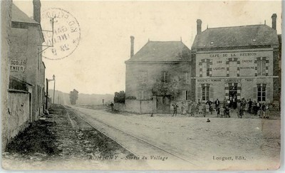 51632944 - Witry-les-Reims Cafe de la Reunion Tabac Handlung Ort handschriftlich