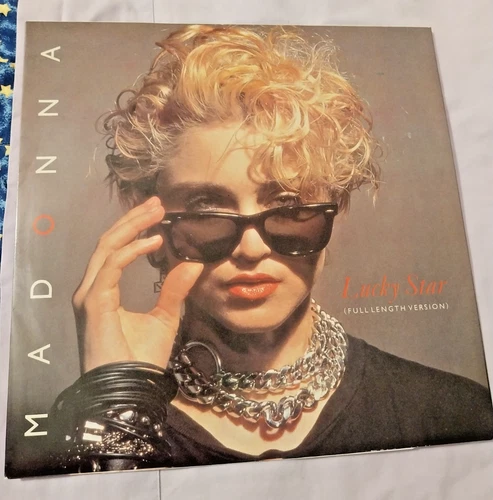Madonna - Madonna Lucky Star 12"  Rare Sunglasses Sleeve - UK First Pressing.