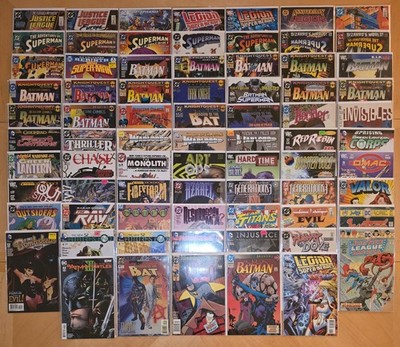 75 DC Comic Books Bulk Lot Batman, Green Lantern, Justice League, Injustice, etc