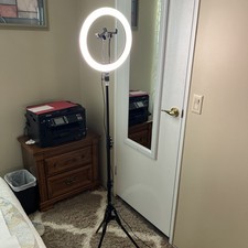 Vivitar 12 Professional Ring Light Kit with Tripod Stand and Phone Holder Black