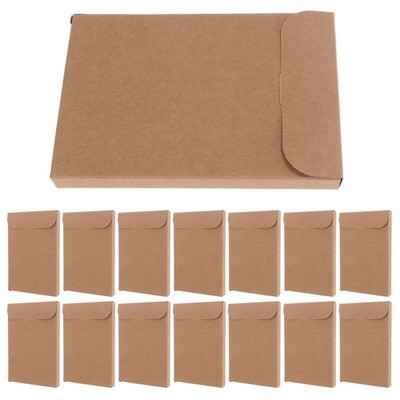  50 Pcs Card Storage Box Invitation Envelopes Packaging Container