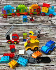 Lego Duplo 10816 My First Cars  Trucks Retired  10847 My First Number Train