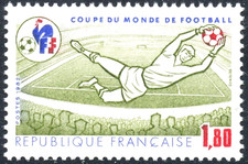 TIMBRE FRANCE 1982 N° 2209 ** COUPE DU MONDE FOOTBALL (pl)