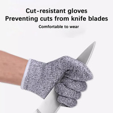 Cut Resistant Gloves Level 5, Anti-Slip Protection for Kitchen Carpentry UK