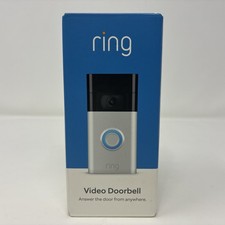 Ring Video Doorbell 2nd Generation 1080p HD WiFi - Satin Nickel - Brand New
