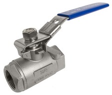 3/4" Stainless Steel 316 Ball Valve - 2pc Heavy Duty, 2000WOG