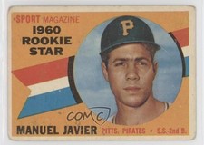 1960 Topps Sport Magazine Rookie Star Julian Javier (Called Manuel on Card) 0ru6. rookie card picture