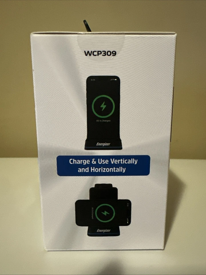 Energizer 3-in-1 15W Qi Wireless Fast Charger Stand with RGB for iPhone AirPods - Image 3 of 4