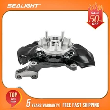 Front Left Steering Knuckle & Wheel Hub Bearing Assembly For 2004-10 Sienna FWD