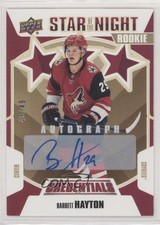 2019-20 Credentials Star of the Night 3rd Stars 46/49 Barrett Hayton Auto q2l