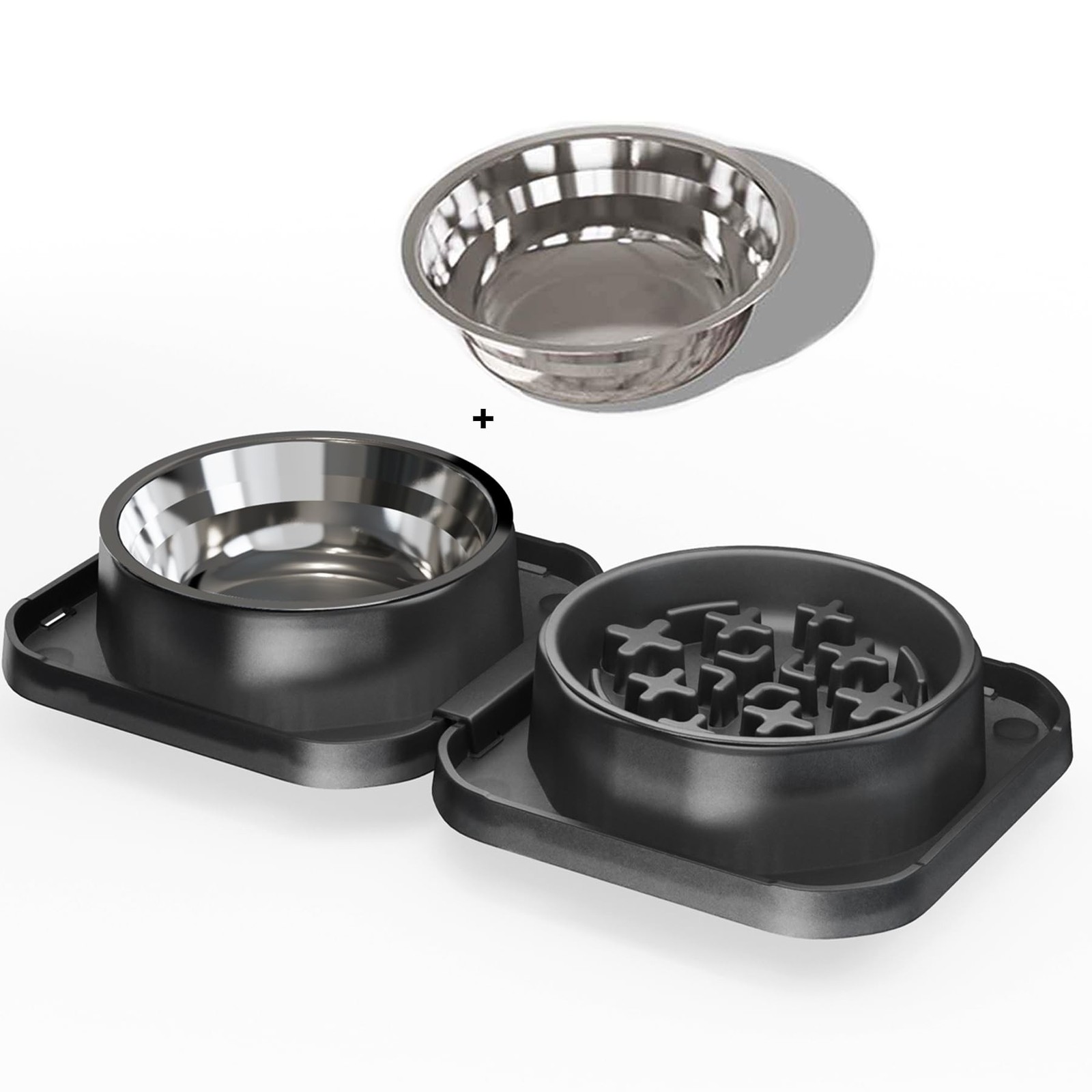 And Water Bowl With Puzzle Dish, Freely Com...