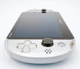 Sony PS Vita PCH-2000 PCH 2000 Console Silver w/8GB memory card - Very Good