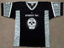 VTG Y2K 2003 WWF WWE Stone Cold Steve Austin 3:16 Skull Stunner Inc jersey 52 XL