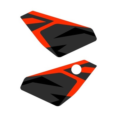 Kunststoff Aufkleber unter Sattel x KTM 1390 Super Adv S 2025 On ASS-1390SAS-26 BO