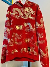 Wu Wear Red  Gold Dragon Wu Tang Hoodie Official Never Worn Men  s Large
