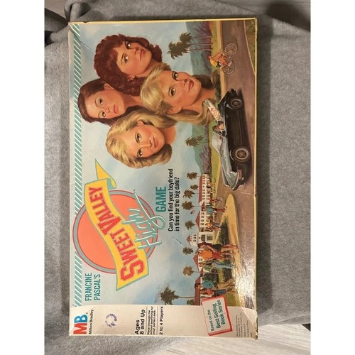 Vintage 1988 Sweet Valley High Board Game Milton Bradley Francine Pascal 4603