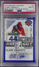 2024 Prospect Edition Blue Wave Prizm Signatures 17/75 Clark Candiotti Auto 8d2