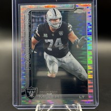 2025 Topps Chrome Kolton Miller #183 Pulsar Refractor