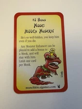 +2 Bonus Mook Hidden Muskrat Munchkin Fu Promo Steve Jackson Games SJG Kovalic