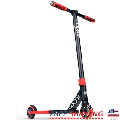 Pro Stunt Scooter Lightweight Aluminum Deck Beginner Riders Ages 6 & Up New