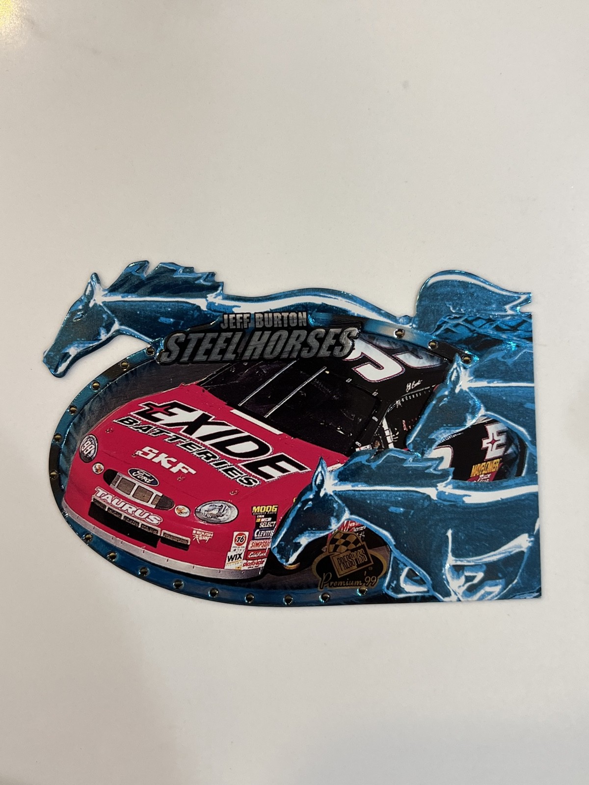 1999 Press Pass Premium - Steel Horses Jeff Burton #SH 12