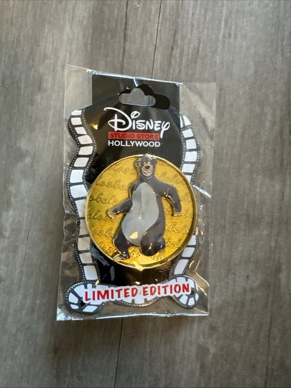 Walt Disney Jungle Book Baloo Bear Cursive Cutie DSSH Disney Studio Store Pin
