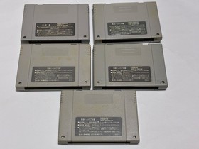 Super Mario Great 5 Titles Lot Nintendo Super Famicom SFC In Stock Japan import
