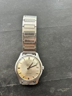 ESTATE: Vintage Enicar Star Jewels Automatic Watch Date Stainless Steel Men's