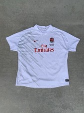 Nike England Rugby Sevens 2010-2011 Home Fly Emirates Jersey  Size XL