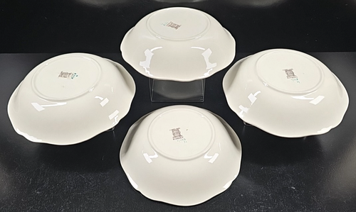 (4) Spode Romney Coupe Cereal Bowls Set Vintage Floral Copeland England MCM Lot - Picture 5 of 24
