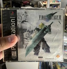 Final Fantasy VII Sony PlayStation 1 PS1 CIB Manual Has Wear / Fair Condition