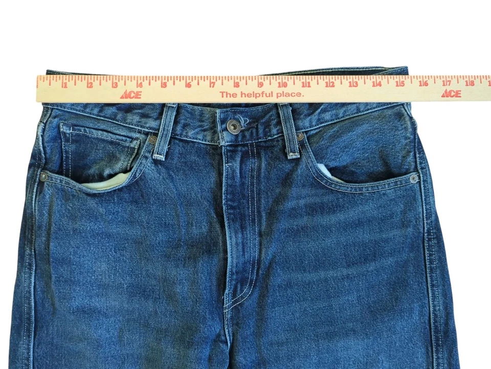 Levi’s Column Jeans Japanese Selvedge Made & Crafted Size 29/27 (31x27) Blue Tab - Image 4 of 4