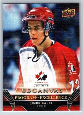 2023-24 Upper Deck Series 2 UD Canvas Program of Excellence #C267 Simon Gagne