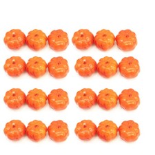 Realistic Fake Pumpkins, Autumn Table Decor, Thanksgiving Display, Orange