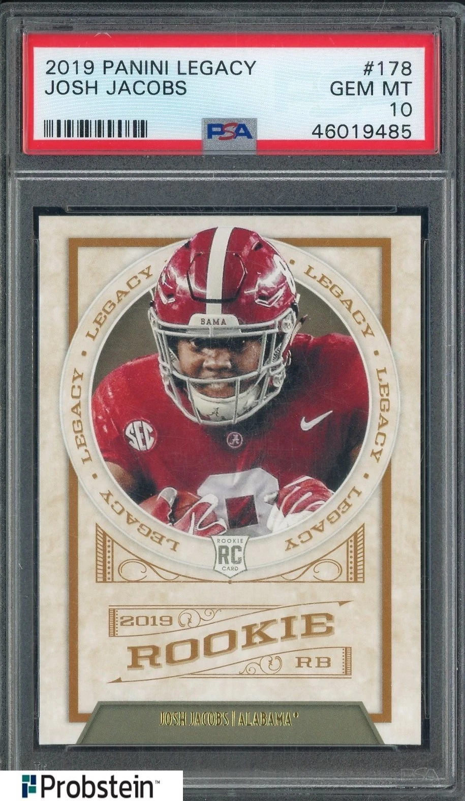 Josh Jacobs Panini Legacy #178 Base
