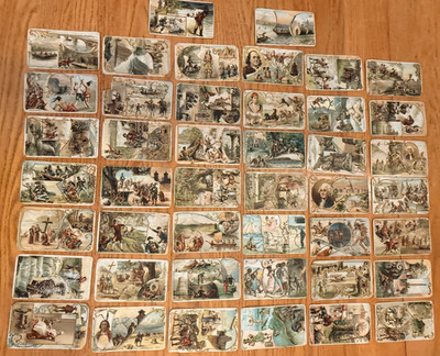 LOT of 39 ARBUCKLE BROTHERS COFFEE TRADING CARDS UNITED STATES AND TERRITORIES