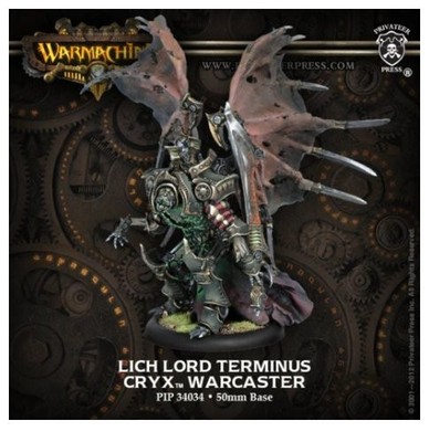 Warmachine Cryx Warcaster Lich Lord Terminus