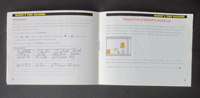 RARE! Original 1993 NINTENDO NES MARIO'S TIME MACHINE INSTRUCTION BOOKLET ONLY 