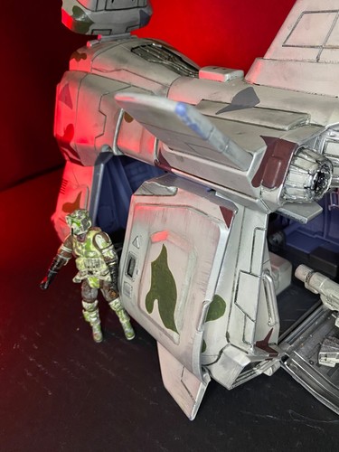 Star Wars kashyyyk trooper Assault Ship Starfighter Empire Vintage Kenner Custom - Picture 13 of 24