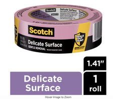    3M Scotch 1.41in x 60yds Delicate Surface Removable Precise Painter  s Tape