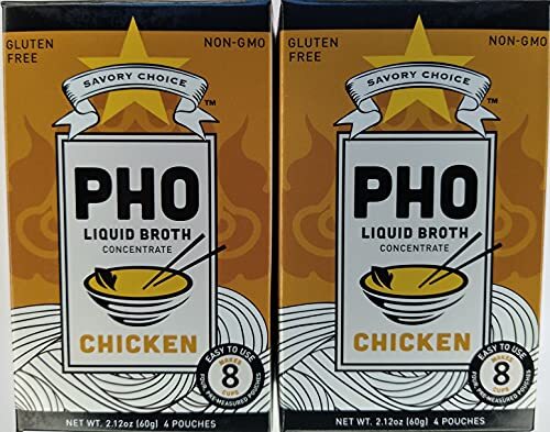Savory Choice Pho Liquid Broth Concentrate Chicken 2.2 oz Pack of 2 - Picture 1 of 3