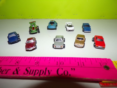 Galoob Micro Machines Sports Cars Lot Of 9 GREEN BLUE ARE PULLBACK & GOES NICE - Picture 3 of 6