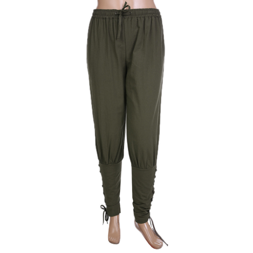 Costume cosplay medievale rinascimentale uomo cavaliere pirata pantaloni pantaloni W1 - Foto 15 di 22