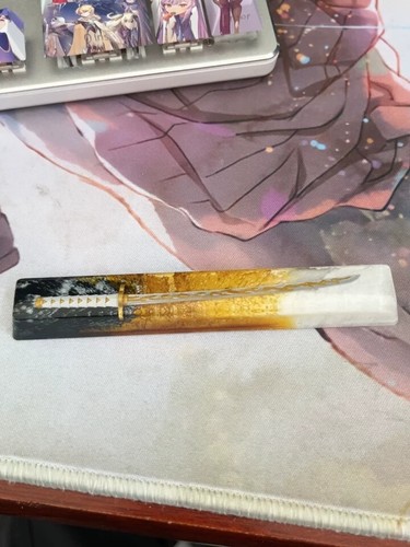 Demon Slayer Sword Keycap Resin Handmade Spacebar 6.25X For Cherry MX Keyboard - Picture 3 of 14