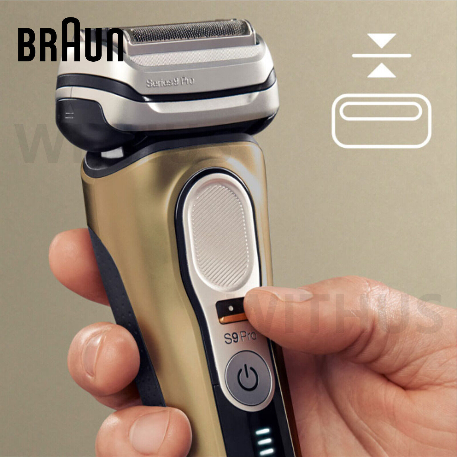 Braun Series 9 Pro 9469cc Cordless Men's Electric Shaver w/ Clean&Charge  Station