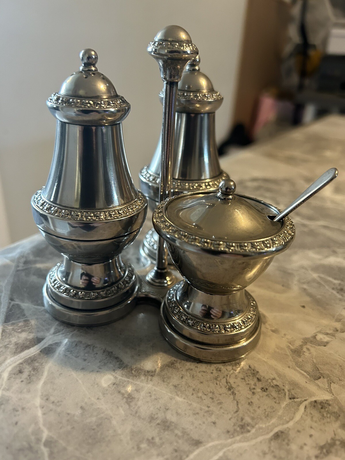 antique silver salt and pepper pots eBay